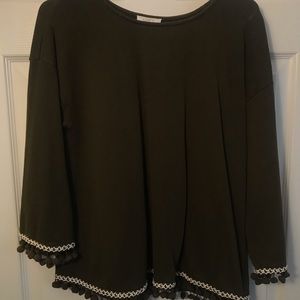 Olive Green Loft Blouse